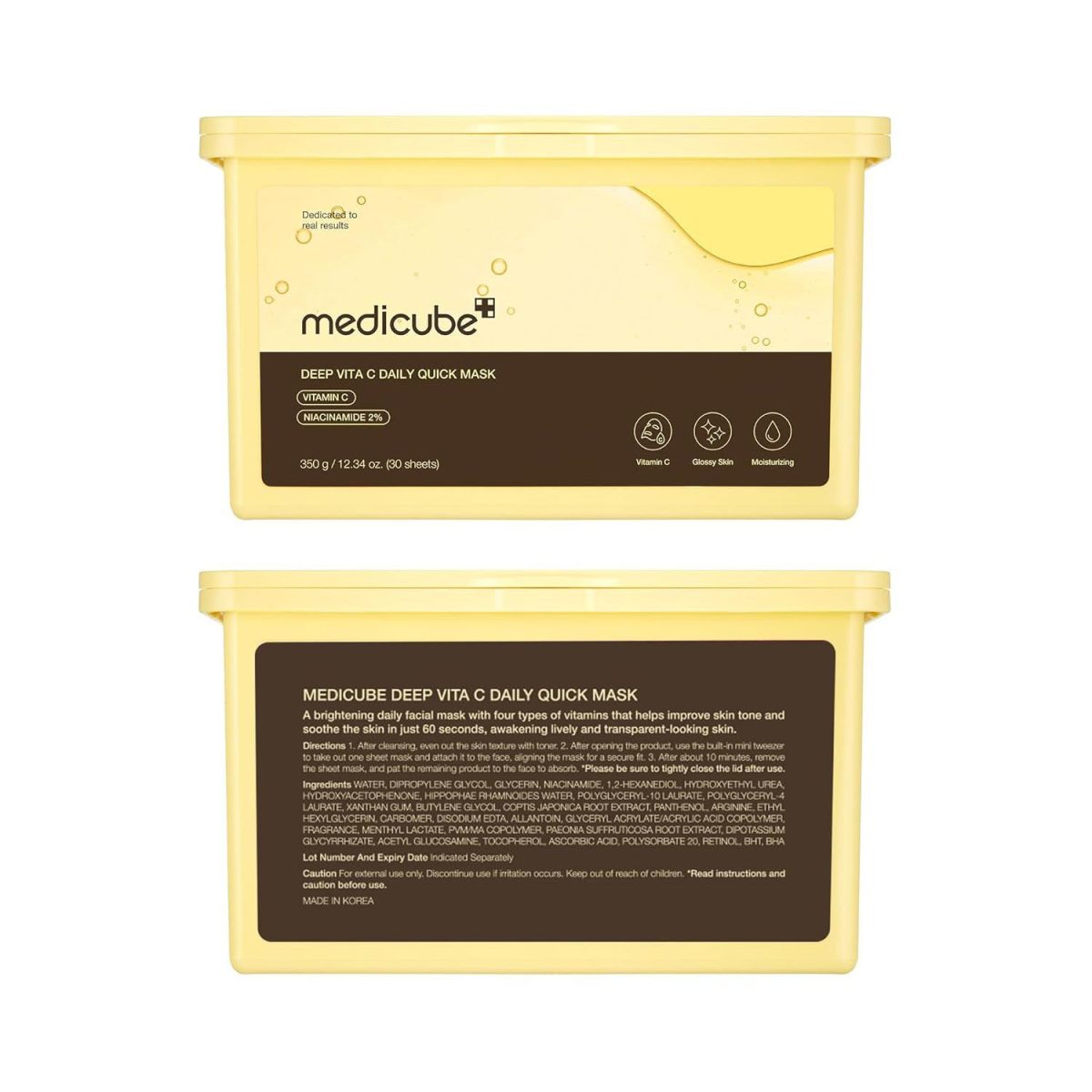 Medicube Deep Vitamin C Daily Quick Mask 350g / 30pcs - Image 9