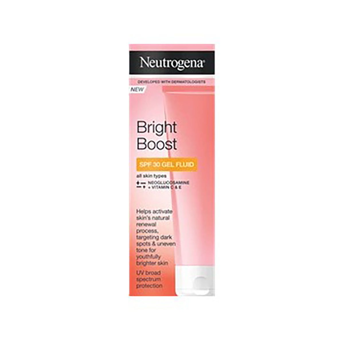Neutrogena Bright Boost SPF 30 Gel Fluid Moisturiser 50ml - Image 1