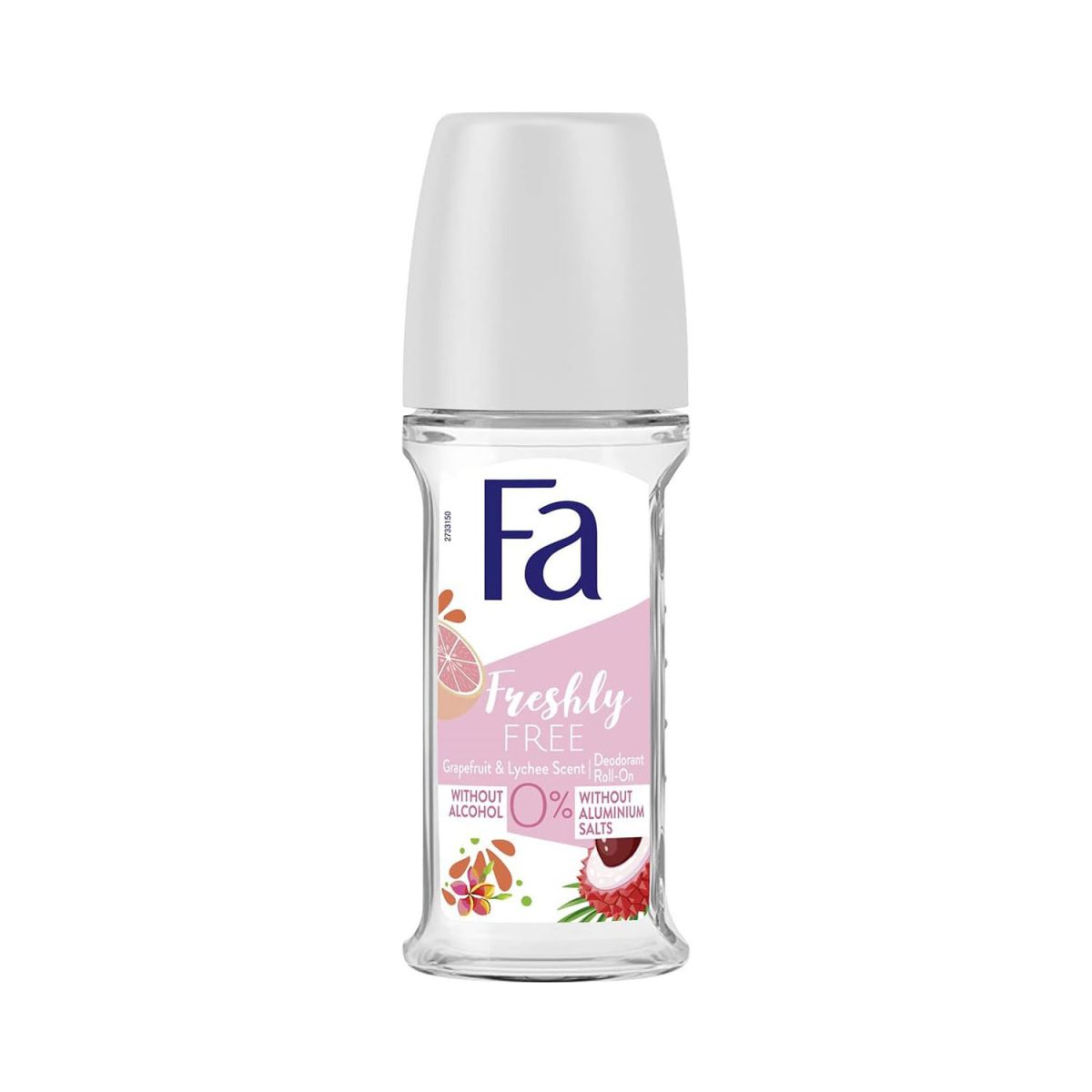 FA  Freshly Free Grapefruit and Lychee Roll On 50ml - Image 1