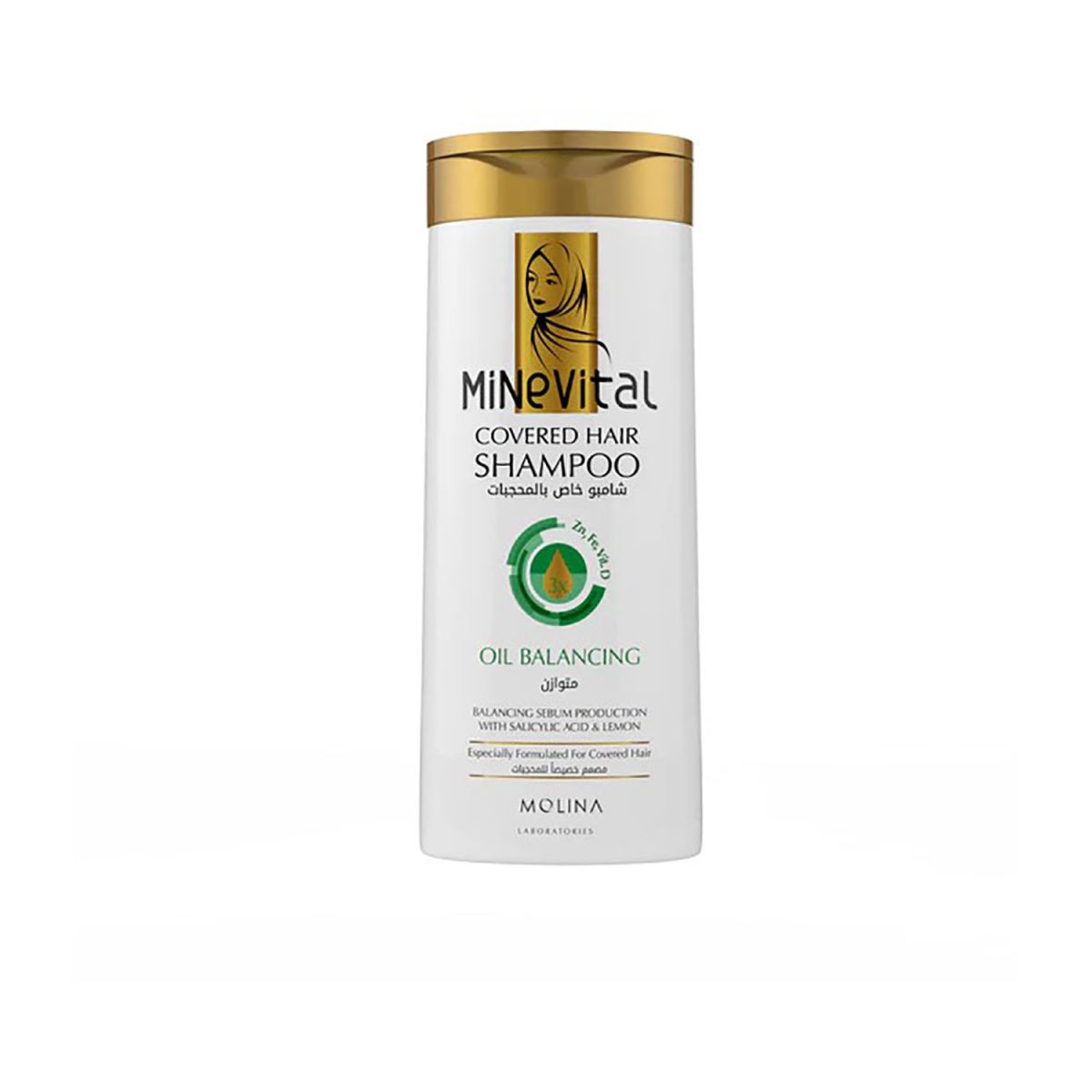 Minevital Covered Oil Balancing Hair Shampoo 300ml - Image 1