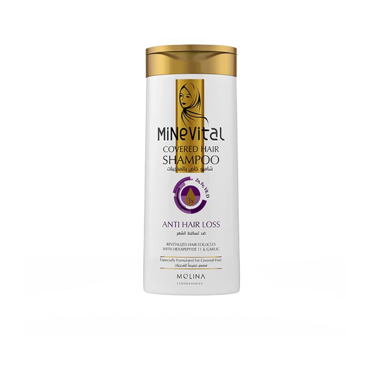 Minevital Covered Anti Hair Loss Hair Shampoo 300ml - Image 1
