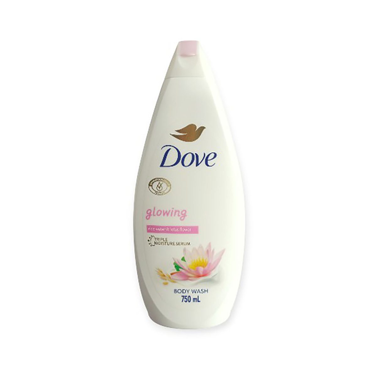 Dove Body Wash Glowing Rice Water Lotus Flower 750ml - Image 1