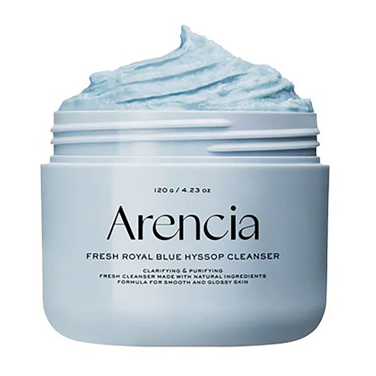 Arencia Blue Hyssop Rice Mochi Cleanser 120g - Image 1