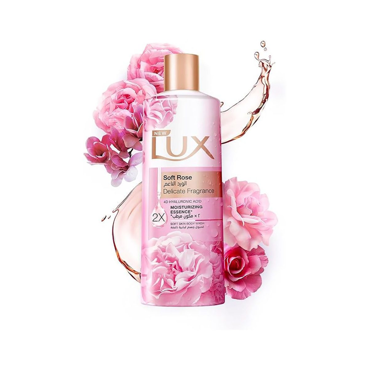 Lux Soft Rose Shower Gel 500ml - Image 1