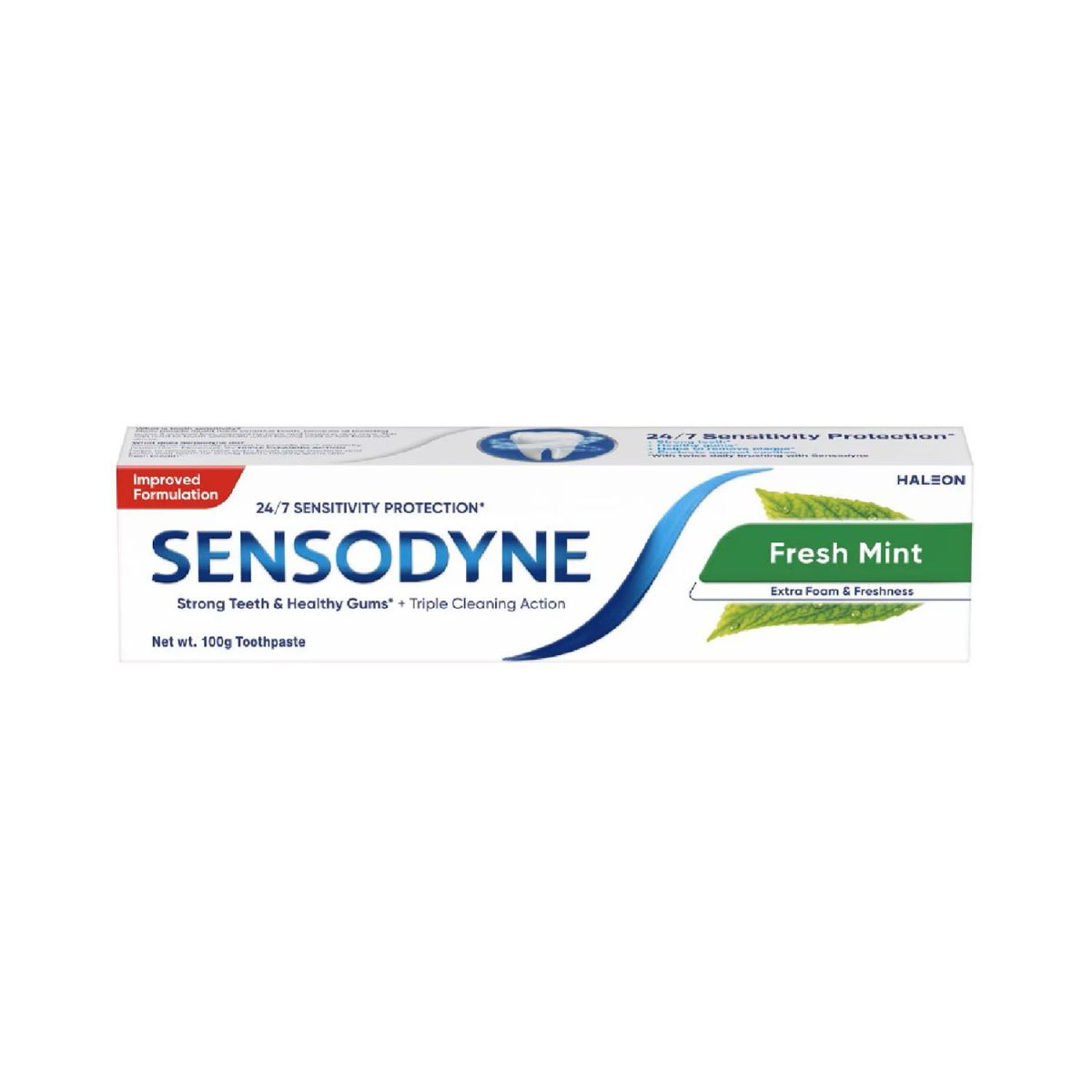 8991991161332 Sensodyne Fresh Mint Toothpaste 100g - Image 1