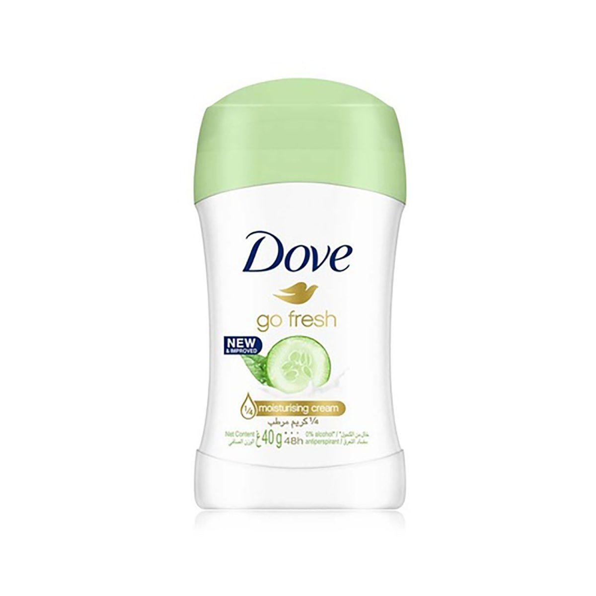 8999999594398 Dove Roll On Cucumber 40ml - Image 1