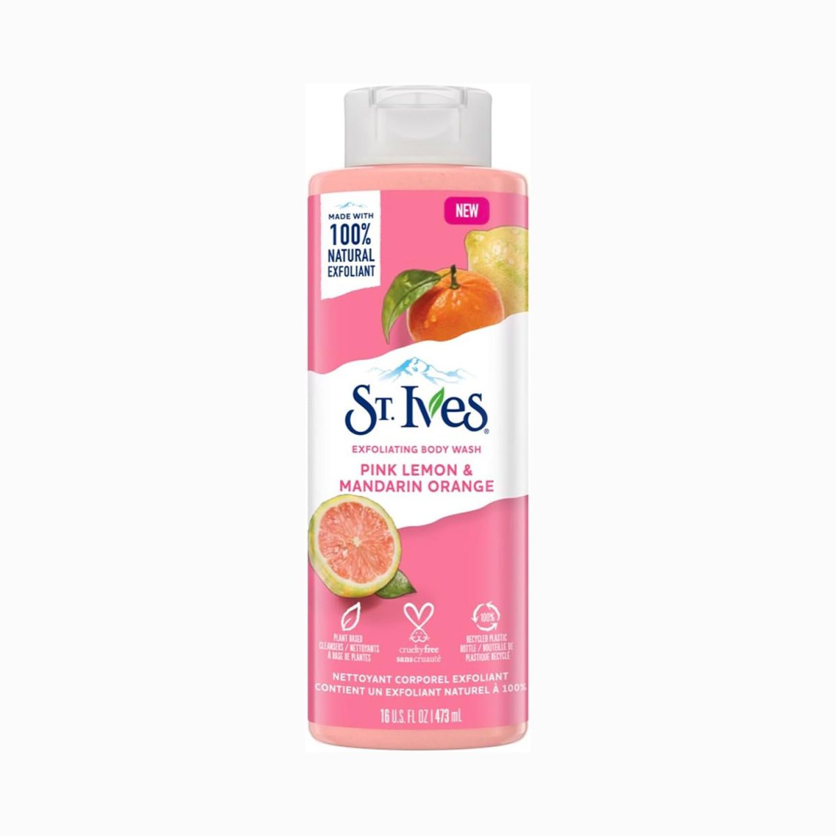 St.Ives Pink Lemon & Mandarin Orange Body Wash 450ml - Image 1