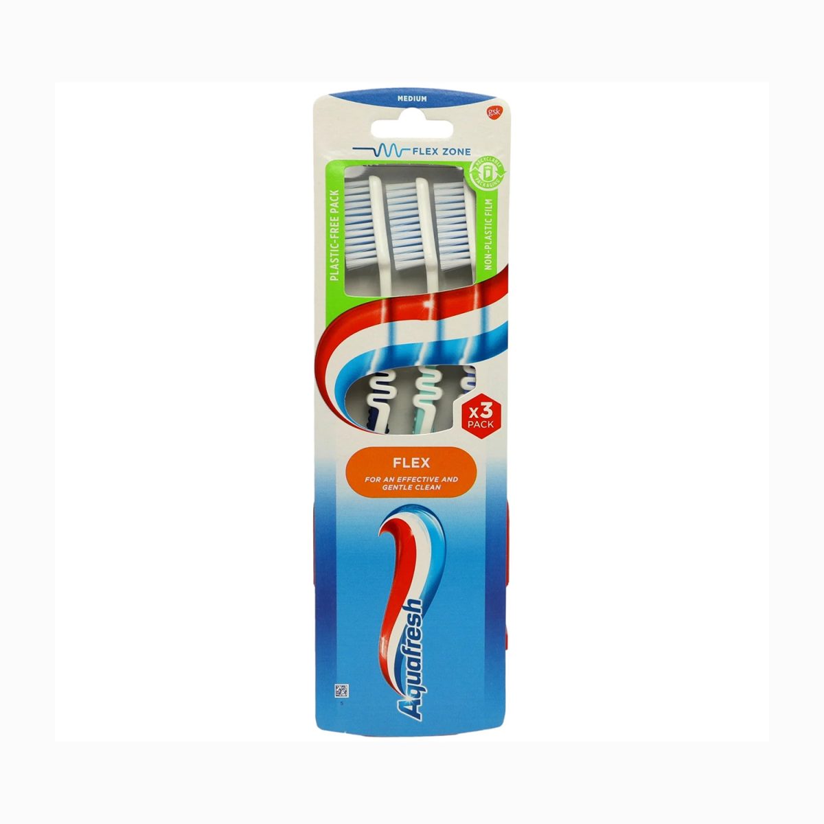 Aquafresh Toothbrush Flex X3 Pack - Image 1
