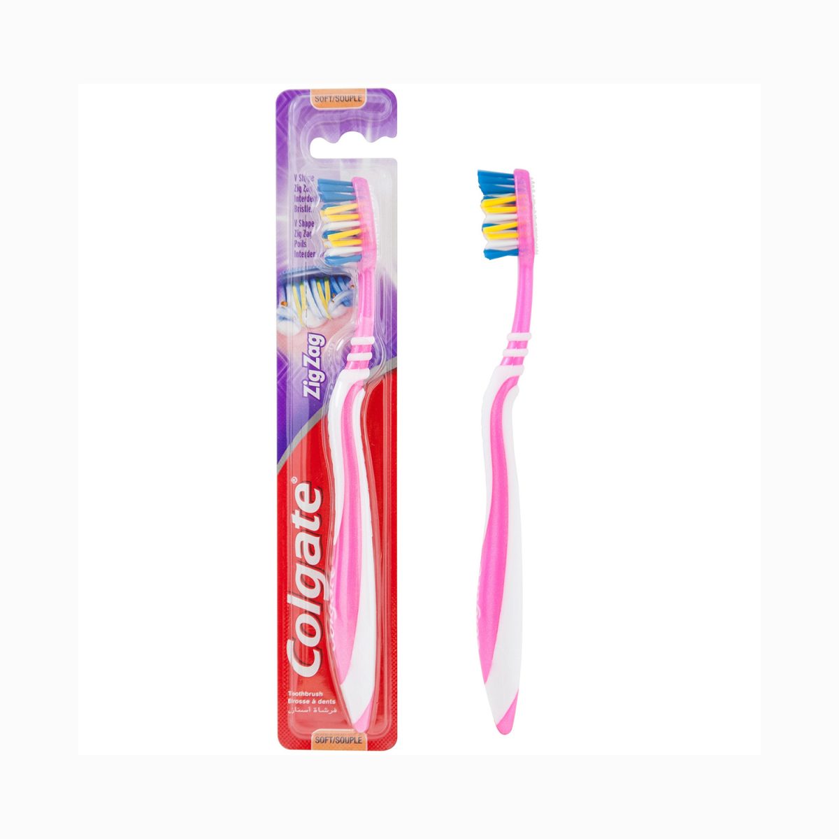 Colgate Double Action Charcoal Toothbrush - Image 1