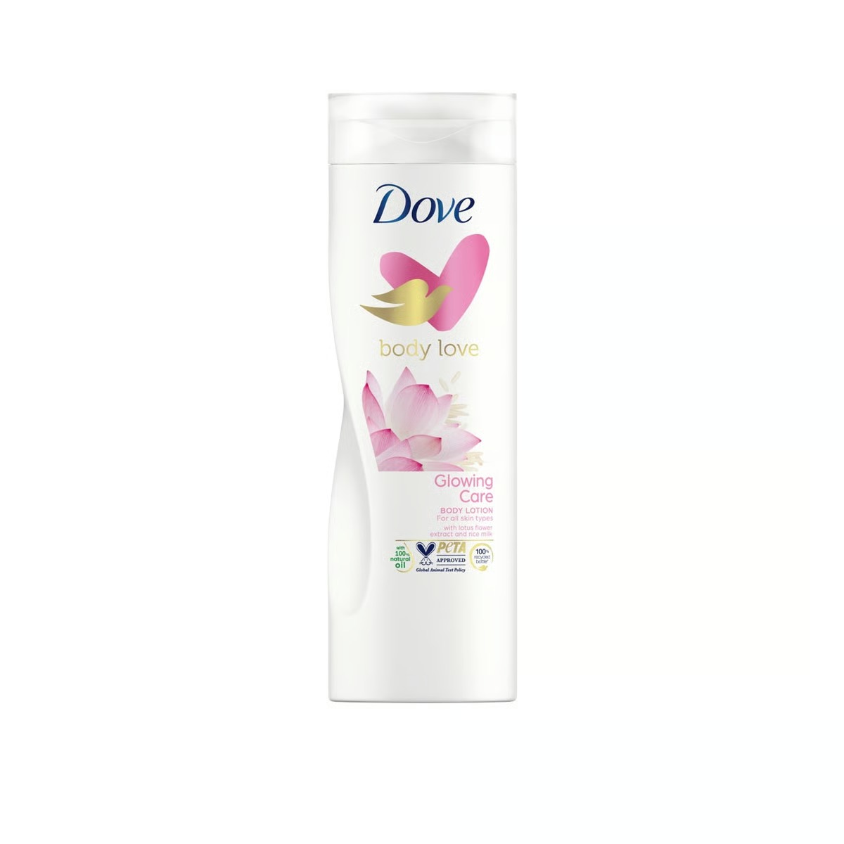 8710908777769 Dove Glowing Care Lotion 400ml - Image 1