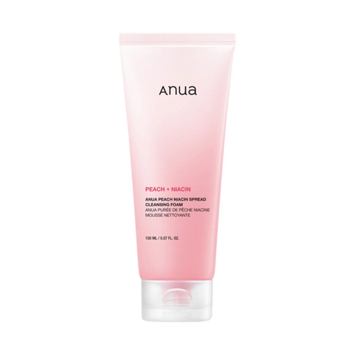 Anua Peach Niacinamide Gentle Cleansing Foam 150ml - Image 1