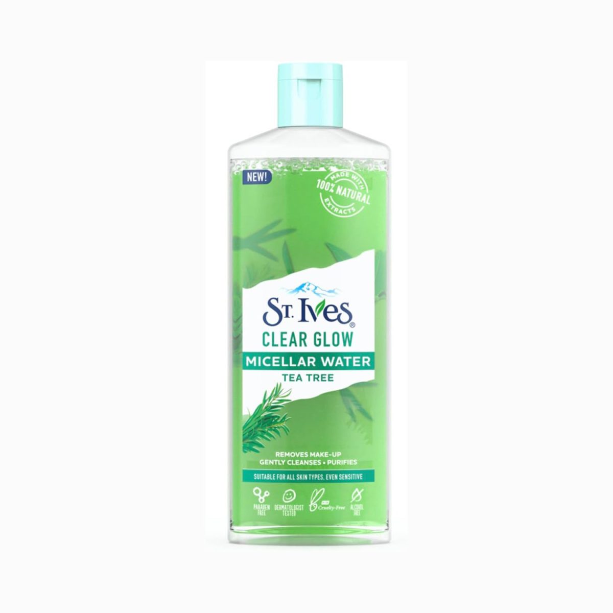 St.Ives Clear Glow Tea Tree Micellar Water 400ml - Image 1