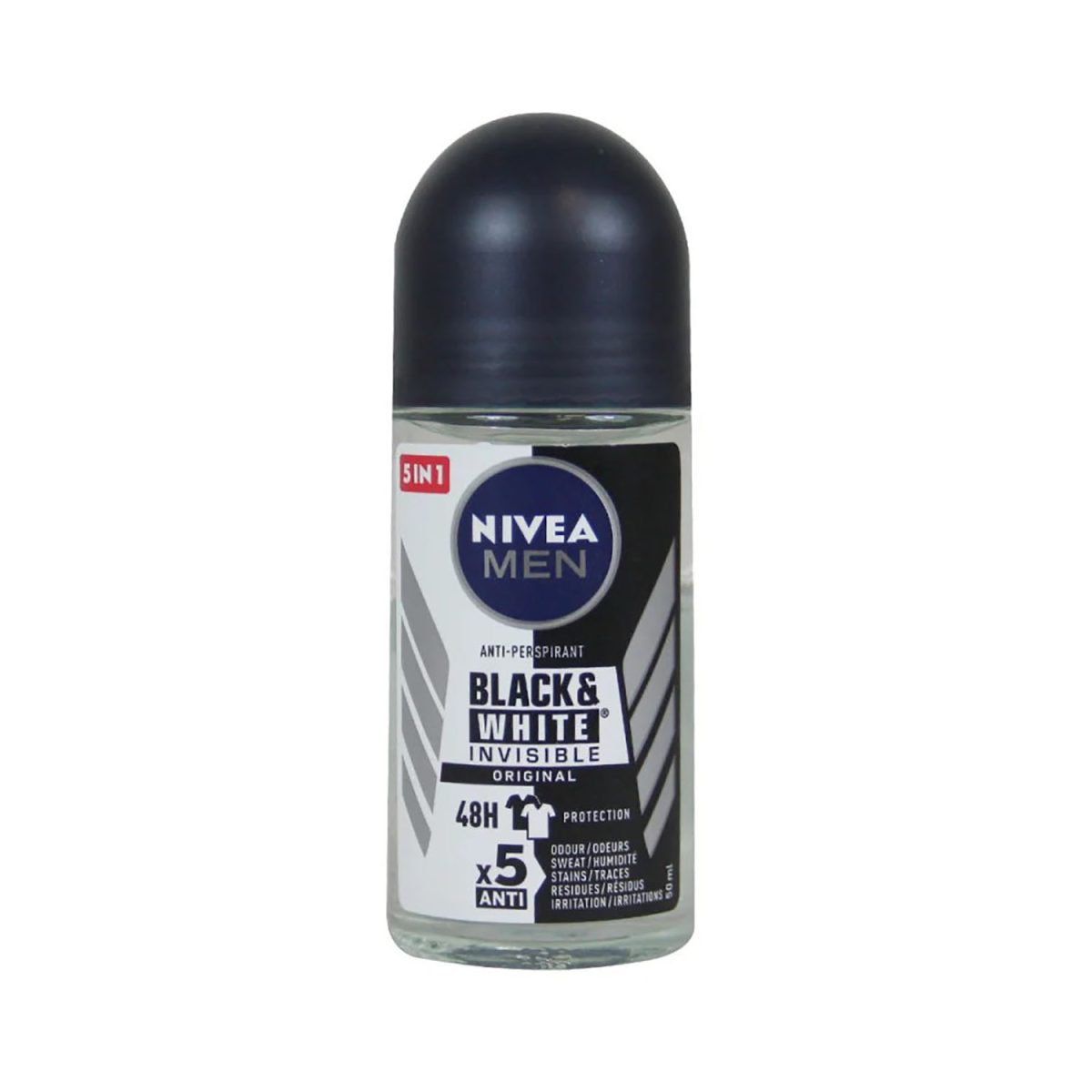 primary_image-103.jpg Nivea Men Black and White Invisible Original Anti-Perspirant Roll-On 50ml - Image 1