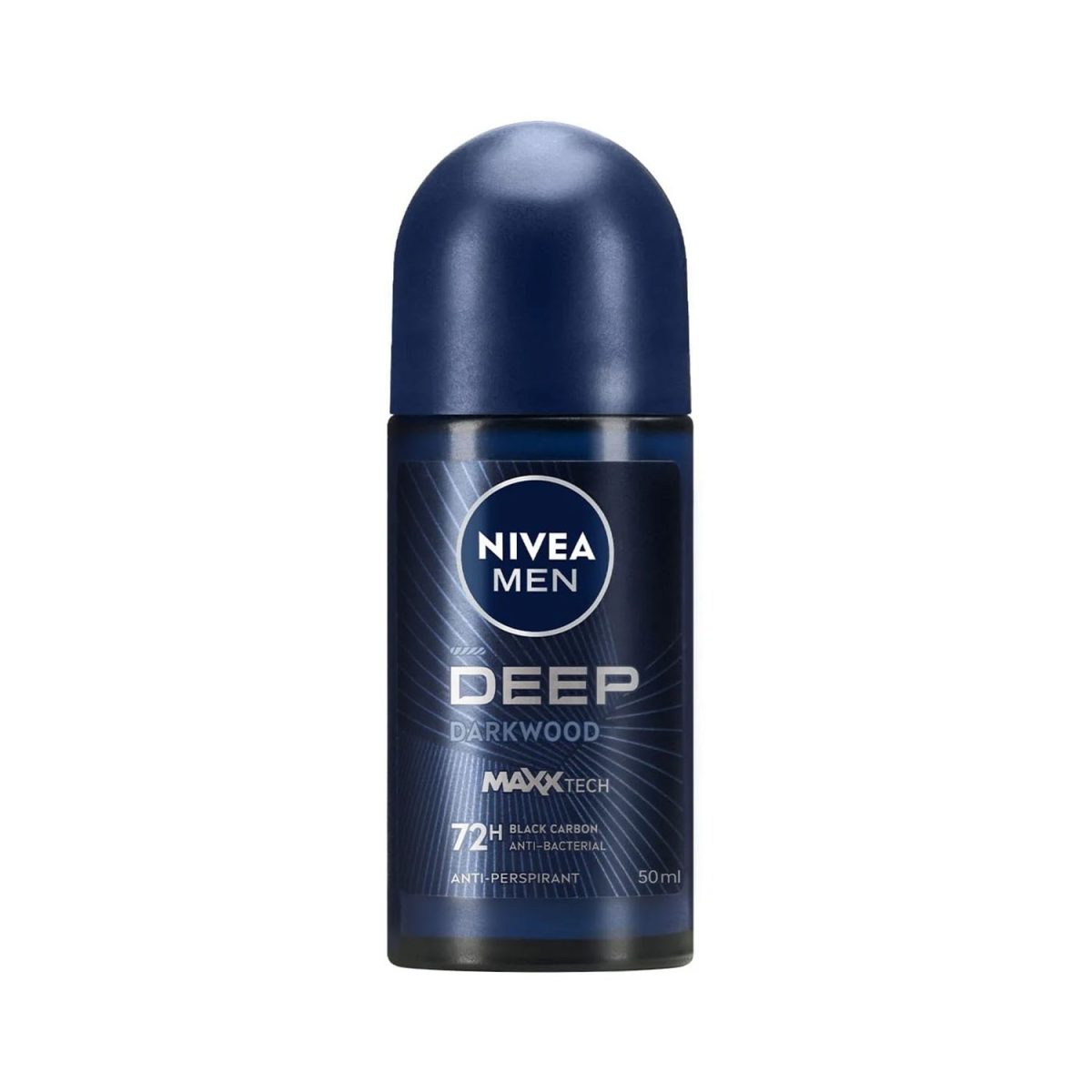 Nivea Men Deep Dark Wood Anti-Perspirant Roll-On 50ml - Image 1
