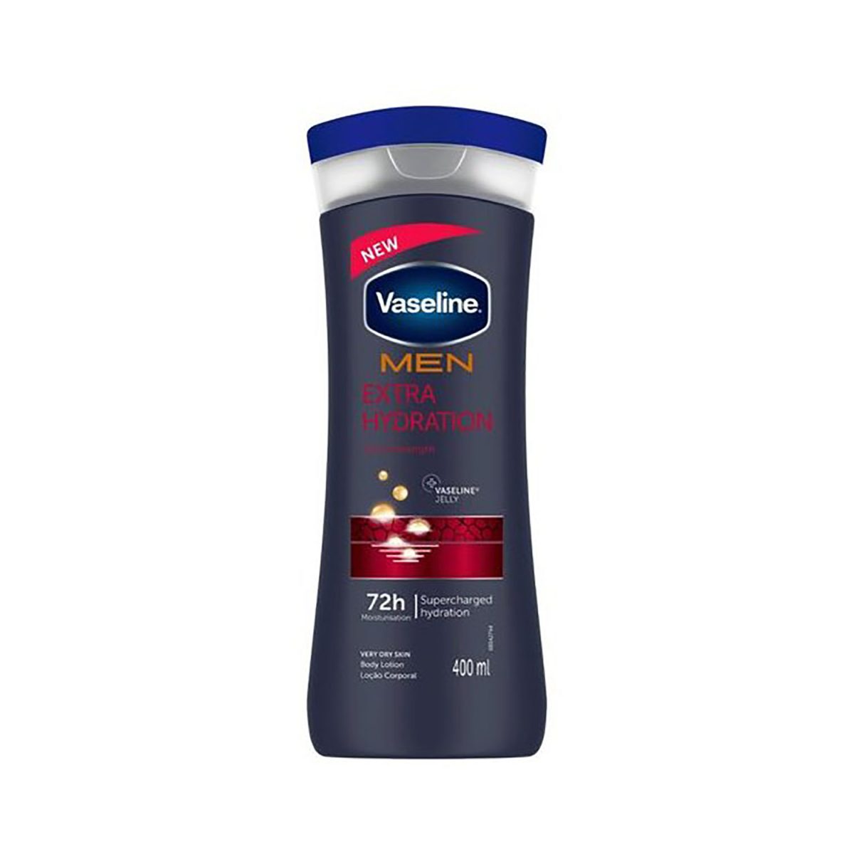 Vaseline Men Extra Hydration Body Lotion 400ml - Image 1